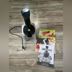 Yonanas Classic Vegan Non-Dairy Frozen Fruit Soft-Serve Dessert Maker Manual